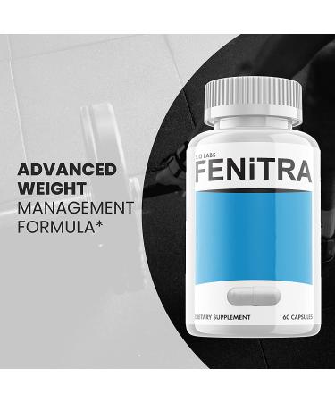 Fenitra Weight Loss Diet Pill - 60 Oval Tablets | Appetite Suppressant, Fat Burner & Energy Boost - Buy Online on GoSupps.com