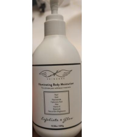 SERAPHIC SKINCARE Illuminating Body Moisturizer  Ultimate Post-Exfoliation Treatment  Hydrate With Pearl  Gold  Hyaluronic Acid  Aloe  Vitamin E  Cruelty-Free  10.58oz/300g