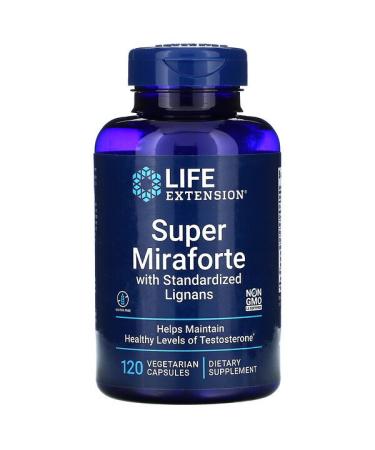 Life Extension Super Miraforte with Standardized Lignans 120 Vegetarian Capsules