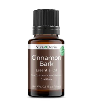 Pure Cinnamon Bark Essential Oil Food Grade - 0.5 Fl Oz