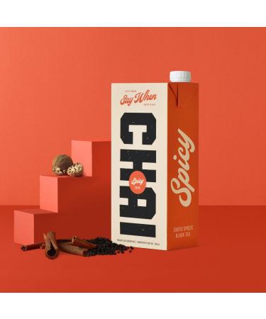 Say When Beverages Organic Spicy Chai Concentrate 12 Count of 946ml - Buy Online on GoSupps.com