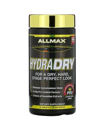 ALLMAX Nutrition HydraDry Ultra-Potent Diuretic + Electrolyte Stabilizer 84 Tablets