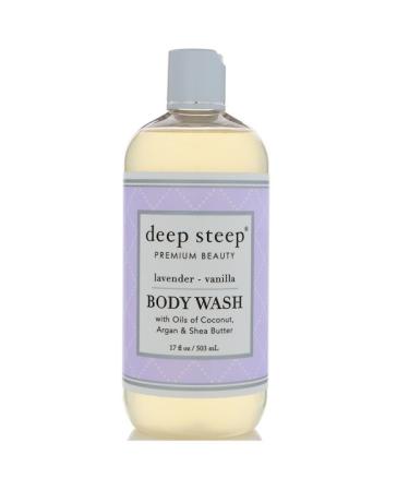 Deep Steep Body Wash Lavender - Vanilla 17 fl oz (503 ml)