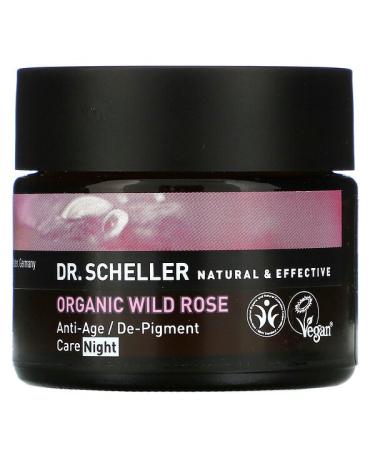 Dr. Scheller Anti-Age / De-Pigment Care Night Organic Wild Rose 1.7 oz (48 g)