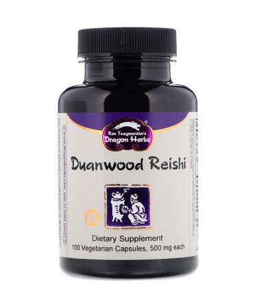 Dragon Herbs Duanwood Reishi 500 mg 100 Vegetarian Capsules - Buy Online on GoSupps.com