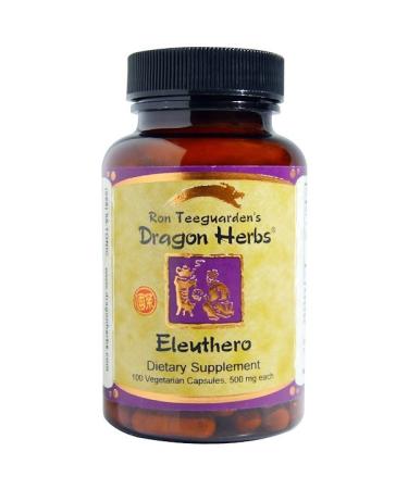 Dragon Herbs Eleuthero 500 mg 100 Vegetarian Capsules