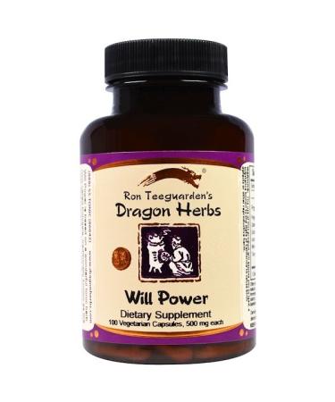 Dragon Herbs Will Power 500 mg 100 Veggie Caps