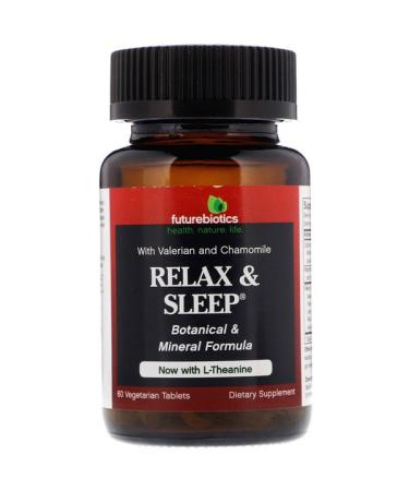 FutureBiotics Relax & Sleep 60 Vegetarian Tablets