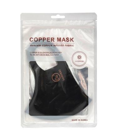 Lozperi Copper Mask Adult Black 1 Mask