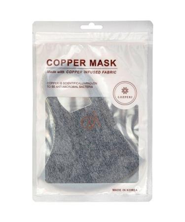Lozperi Copper Mask Adult Gray 1 Mask