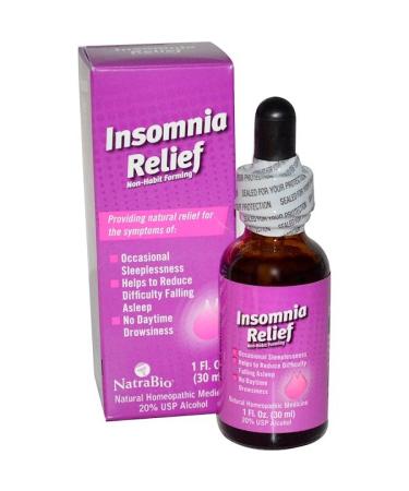NatraBio Insomnia Relief 1 fl oz (30 ml)
