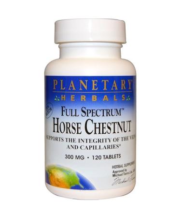 Planetary Herbals Full Spectrum Horse Chestnut 300 mg 120 Tablets