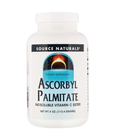 Source Naturals Ascorbyl Palmitate 4 oz (113.4 g) Powder