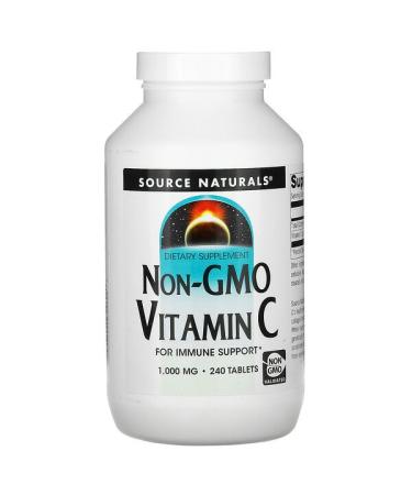 Source Naturals Non-GMO Vitamin C 1000 mg 240 Tablets