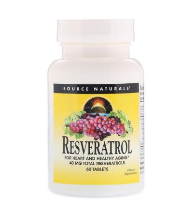 Source Naturals Resveratrol 60 Tablets