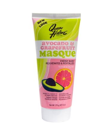 Queen Helene Avocado & Grapefruit Masque Energy Burst Normal to Dry Skin 6 oz (170 g)