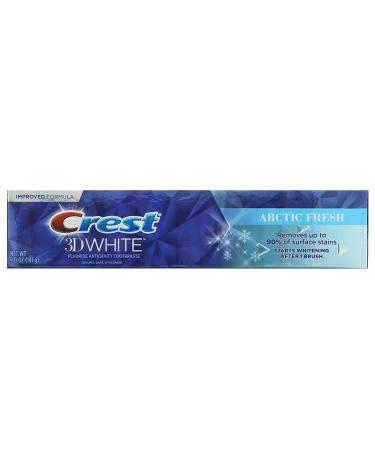 Crest 3D White Fluoride Toothpaste Arctic Fresh 5 oz - Anticavity & Whitening Formula - Buy Online on GoSupps.com