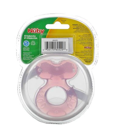 Nuby Teethe Eez Soothing Teether Set - 2 Pieces, Pink, 3+ Months - Buy Online on GoSupps.com