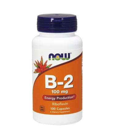 Now Foods B-2 100 mg 100 Capsules