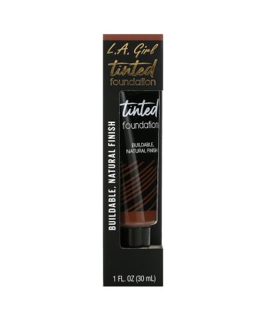L.A. Girl Tinted Foundation - Chestnut 1 fl oz (30 ml) | Flawless Coverage & Natural Finish - Buy Online on GoSupps.com