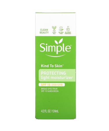 Simple Kind to Skin Light Moisturizer SPF 15 - 4.2 fl oz | Gentle Hydration & Protection - Buy Online on GoSupps.com