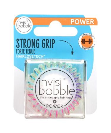 Invisibobble Power Strong Grip Hair Ring Magic Rainbow 3 Pack