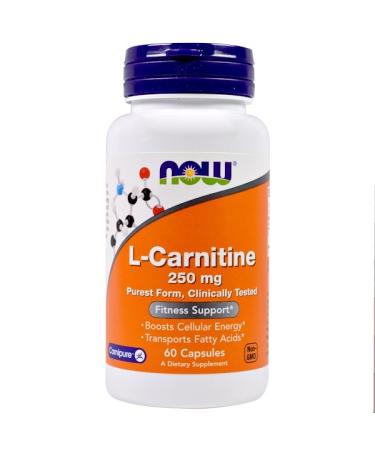 Now Foods L-Carnitine 250 mg 60 Capsules