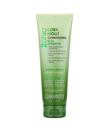 Giovanni 2chic Ultra-Moist Conditioner For Dry Damaged Hair Avocado + Olive Oil 8.5 fl oz (250 ml)
