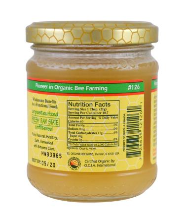 Y.S. Eco Bee Farms Organic Raw Honey 8 oz | 100% Pure & Certified - Buy Online on GoSupps.com