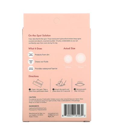 Rael Miracle Patch Invisible Spot Cover - 48 Acne Treatment Patches - Buy Online on GoSupps.com