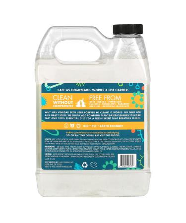 Aunt Fannie's Sweet Mandarin Vinegar Floor Cleaner Concentrate - 32 oz (946 ml) - Buy Online on GoSupps.com