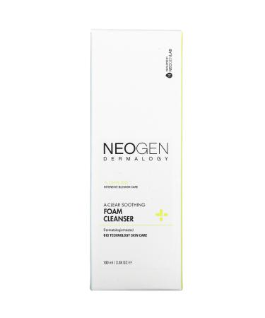 Neogen A-Clear Soothing Foam Cleanser 3.38 oz - Gentle Acne Treatment - Buy Online on GoSupps.com