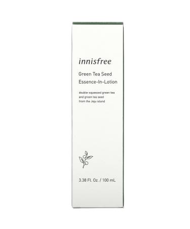Innisfree Green Tea Seed Essence-In-Lotion 3.38 fl oz - Hydrating & Nourishing Skin Care - Buy Online on GoSupps.com