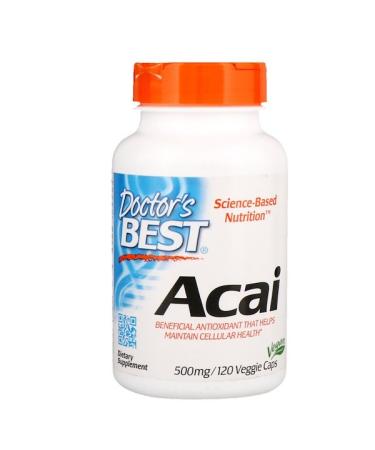 Doctor's Best Acai 500 mg 120 Veggie Caps