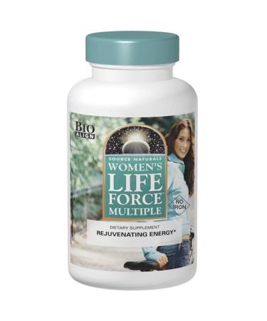 Source Naturals Women's Life Force Multiple No Iron 180 Tablets