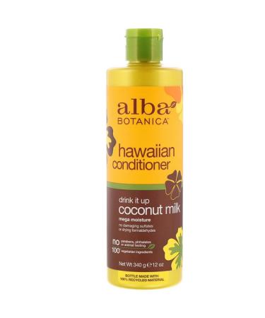 Alba Botanica Hawaiian Conditioner Drink It Up Coconut Milk 12 oz (340 g)