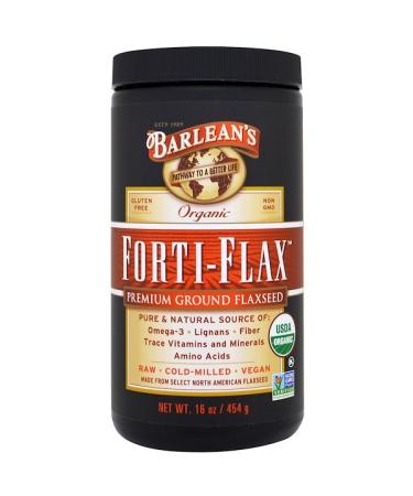 Barlean's Organic Forti-Flax Premium Ground Flaxseed 16 oz (454 g)