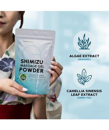 Nuru Massage Gel Therapy Powder 500g - Seaweed & Green Tea | Paraben & Glycerine Free | Made in Japan | Creates 13.2 Gallons of Pure Bliss - Buy Online on GoSupps.com