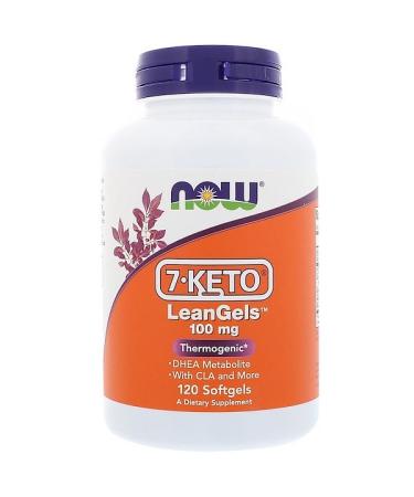 Now Foods 7-Keto LeanGels 100 mg 120 Softgels