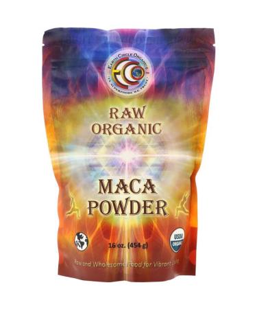 Earth Circle Organics Raw Organic Maca Powder 16 oz (454 g)