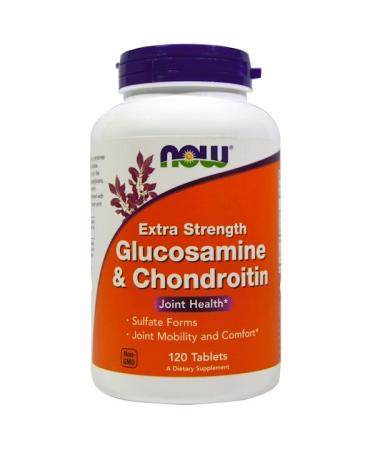 Now Foods Glucosamine & Chondroitin Extra Strength 120 Tablets