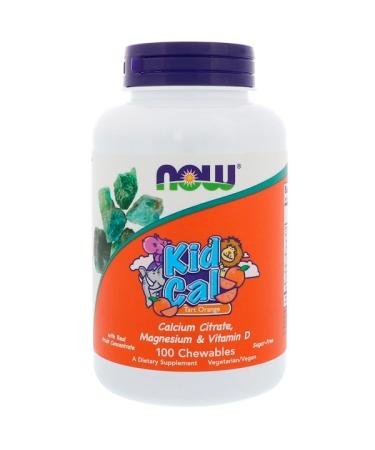 Now Foods Kid Cal Tart Orange 100 Chewables