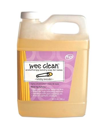 Indigo Wild Wee Clean Aromatherapy Laundry Soap for Babies Lullaby Lavender 32 fl oz (.94 L)