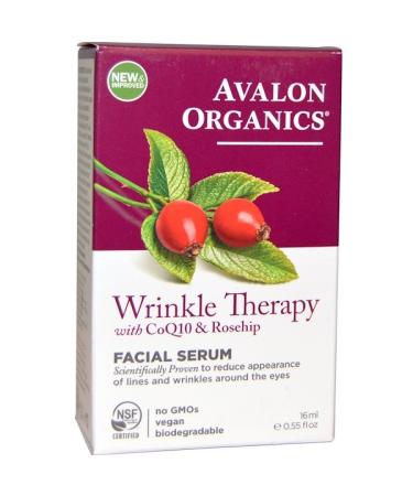 Avalon Organics CoQ10 & Rosehip Wrinkle Therapy .55 fl oz (16 ml)