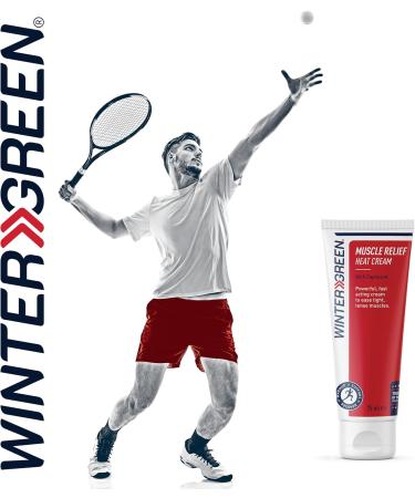 Wintergreen Pain Relief Heat Cream for Muscles - 2.5 Fl Oz - Fast-Acting Relief for Sore Muscles - International Shipping Available - Buy Online on GoSupps.com