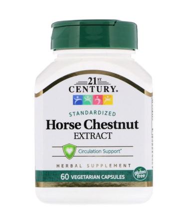 21st Century Horse Chestnut Extract Standardized 60 Vegetarian Capsules