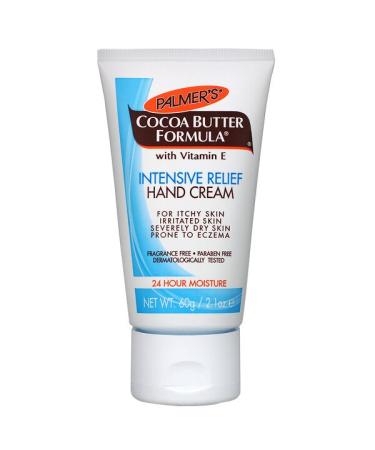 Palmer's Cocoa Butter Formula Intensive Relief Hand Cream Fragrance Free 2.1 oz (60 g)