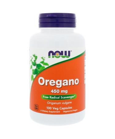 Now Foods Oregano 450 mg 100 Veg Capsules