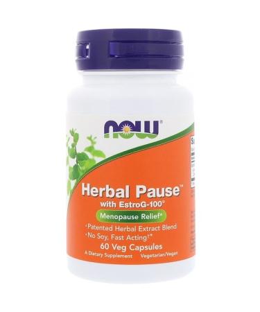 Now Foods Herbal Pause With EstroG-100 60 Veg Capsules