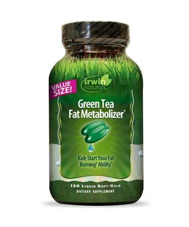 Irwin Naturals Green Tea Fat Metabolizer 150 Liquid Soft Gels